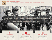 Tablet Screenshot of chiamatadimarzo.com